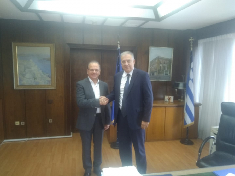 Συνάντηση του Προέδρου της Ε.Δ.Ε.Υ.Α. κ. Μαρινάκη με τον Υπουργό Εσωτερικών κ. Θεοδωρικάκο